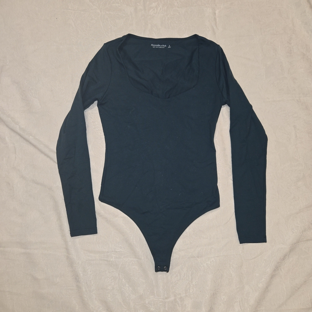 Abercrombie & Fitch Emerald V-Neck Bodysuit